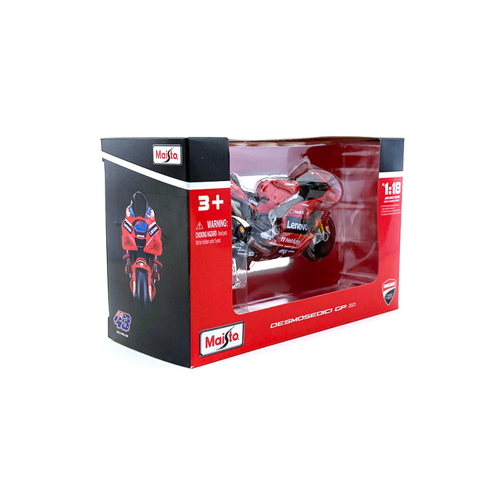 Maisto 1/18 2021 Ducati Desmosedici Bagnaia 36374