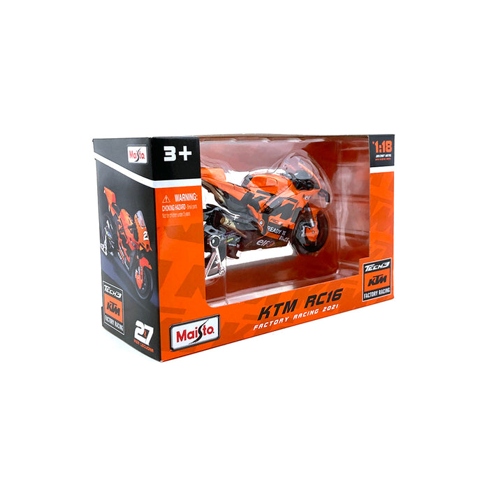 Maisto 1/18 2021 KTM RC16 Lecuona 36376