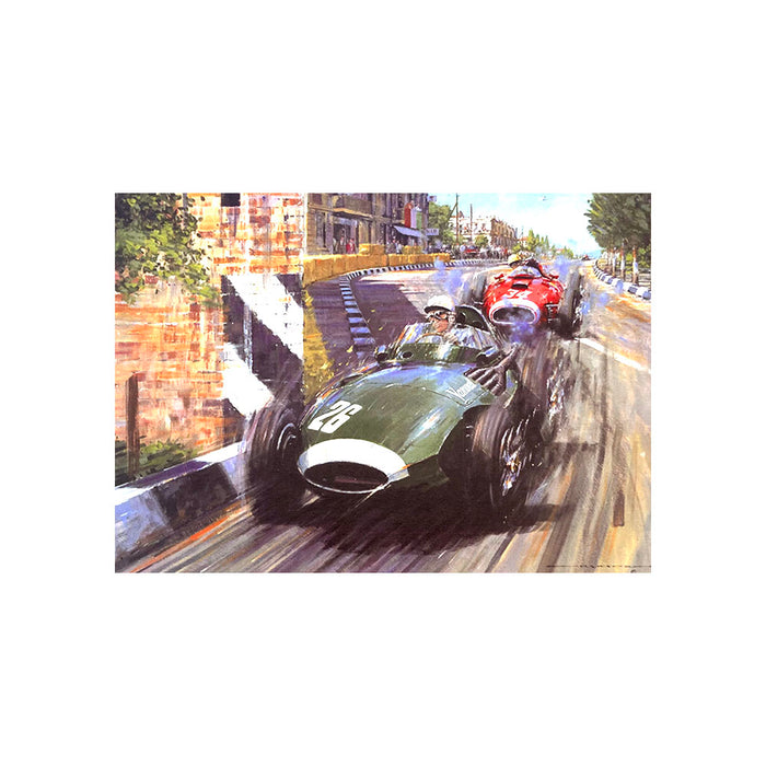 Grand Prix of Pescara by Nicholas Watts - Greetings Card NWC070