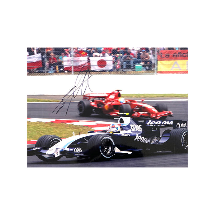 Alex Wurz Signed photograph MEM1045