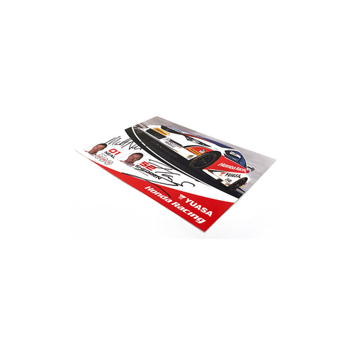 Neal & Shedden Signed Honda BTCC Promo Card