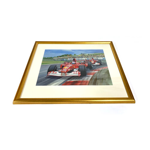 Michael Turner - 2002 Hungarian Grand Prix an Original Painting