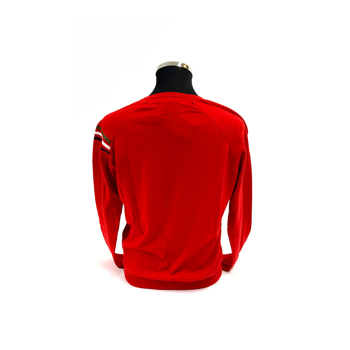 Ferrari V-Neck Red Jumper REDUCED