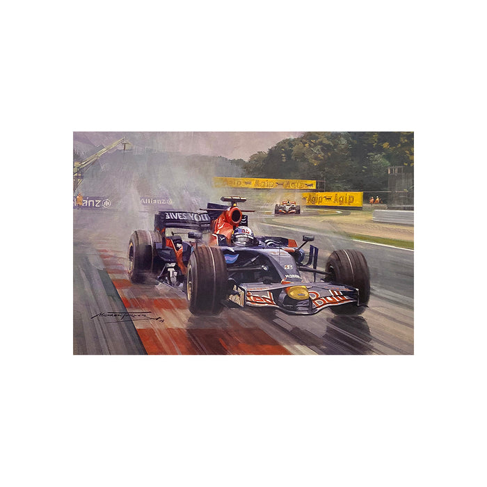 2008 Italian Grand Prix by Michael Turner - Greetings Card MTC206