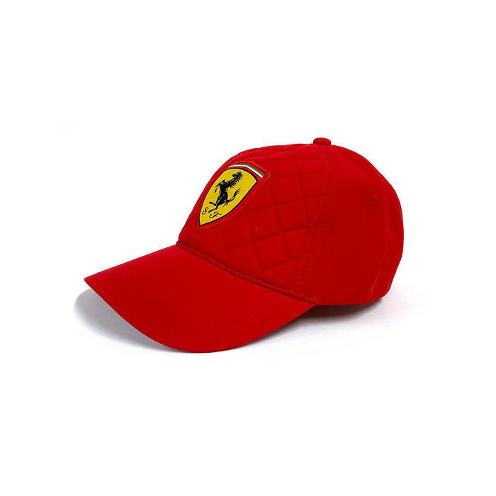 Ferrari Quilted Red Scudetto Cap REDUCED