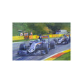 2016 Belgian Grand Prix by Michael Turner - Greetings Card MTC246