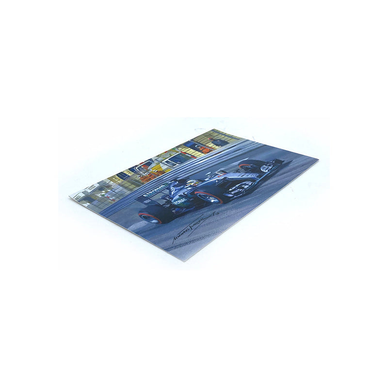 2016 Monaco Grand Prix by Michael Turner - Greetings Card MTC242