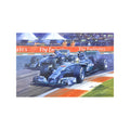 British Grand Prix by Michael Turner - Greetings Card MTC232