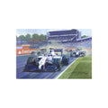 2014 German Grand Prix by Michael Turner - Greetings Card MTC235
