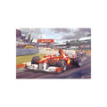 2011 British Grand Prix by Michael Turner - Greetings Card MTC219