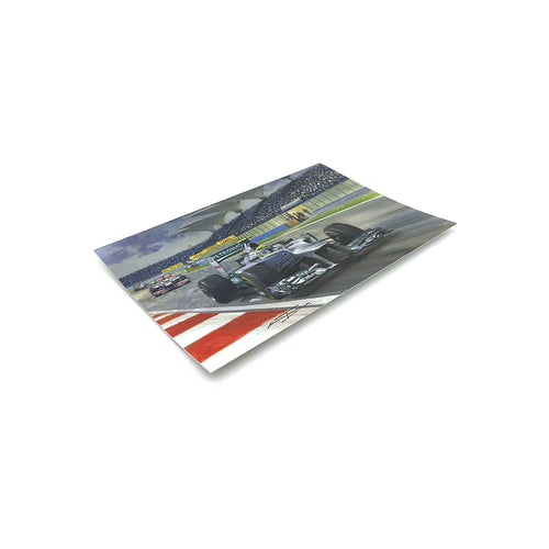2012 Chinese Grand Prix by Michael Turner - Greetings Card MTC225