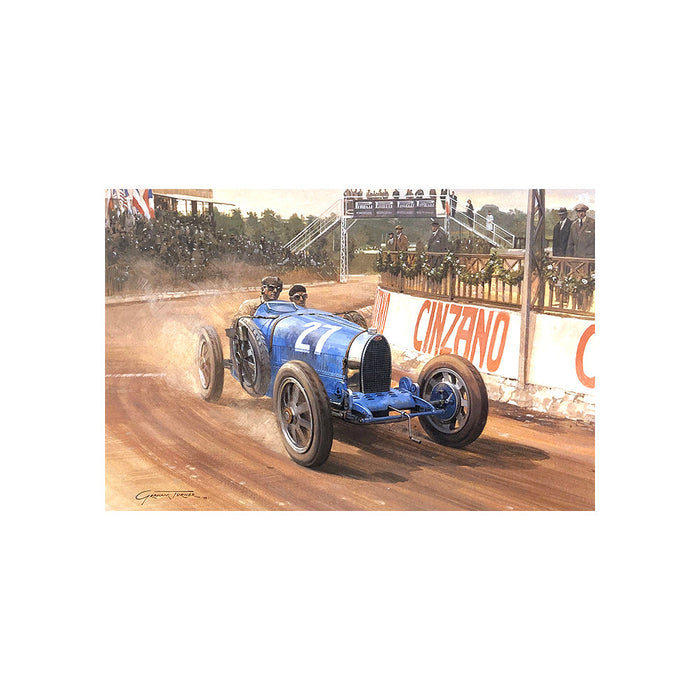 Bugatti 1926 Targa Florio by Graham Turner - Greetings Card GTC004