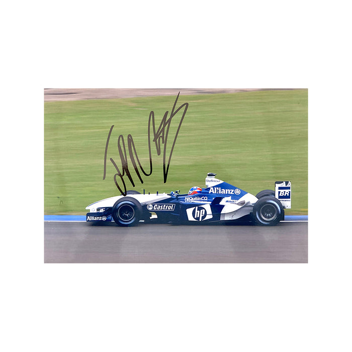 Signed photograph - Juan Pablo Montoya MEM224/5 REDUCED