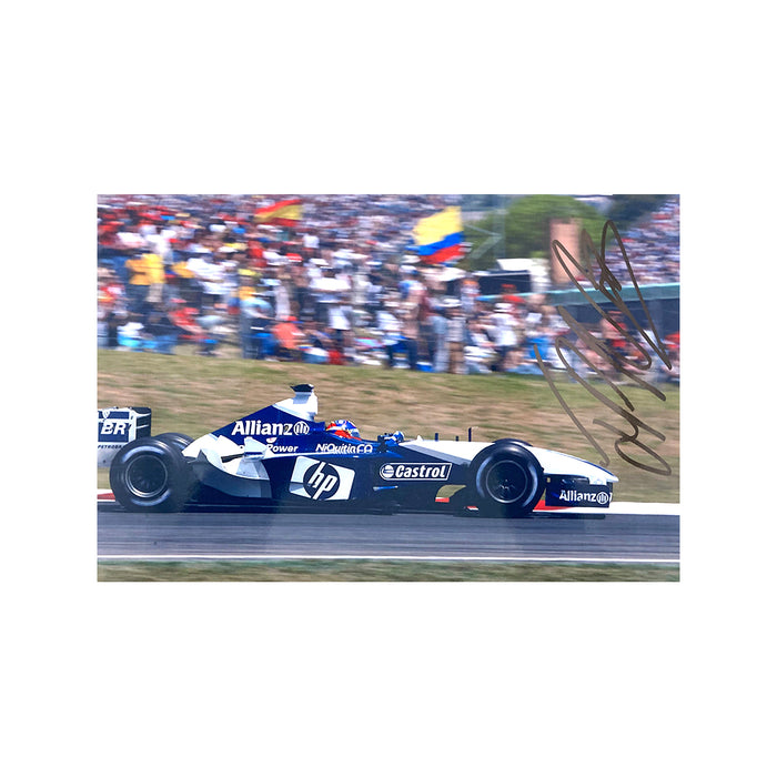 Signed photograph - Juan Pablo Montoya MEM224/4 REDUCED