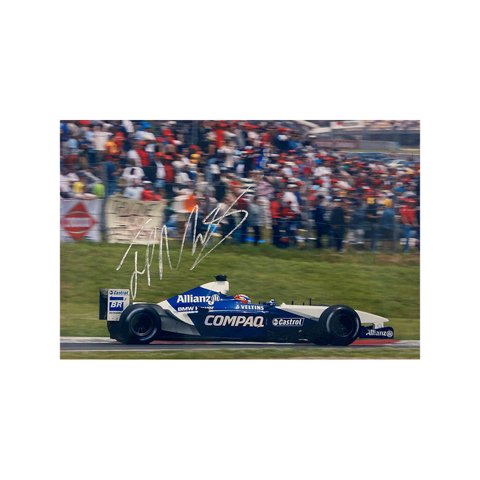 Signed photograph - Juan Pablo Montoya MEM224/8 REDUCED