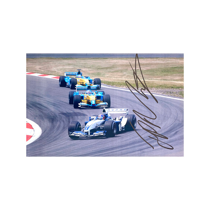 Signed photograph - Juan Pablo Montoya MEM224/14 REDUCED