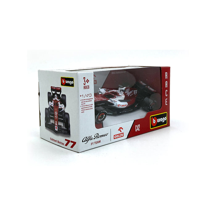 Burago 1/43 2022 Alfa Romeo C42 Bottas 1838067