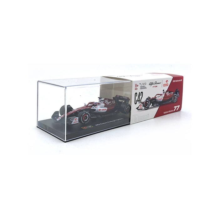 Burago Collectable 1/43 2022 Alfa Romeo C42 Bottas 1838068 REDUCED