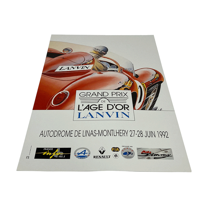 Grand Prix de l'Age d'Or Event Poster 1992 Montlhery