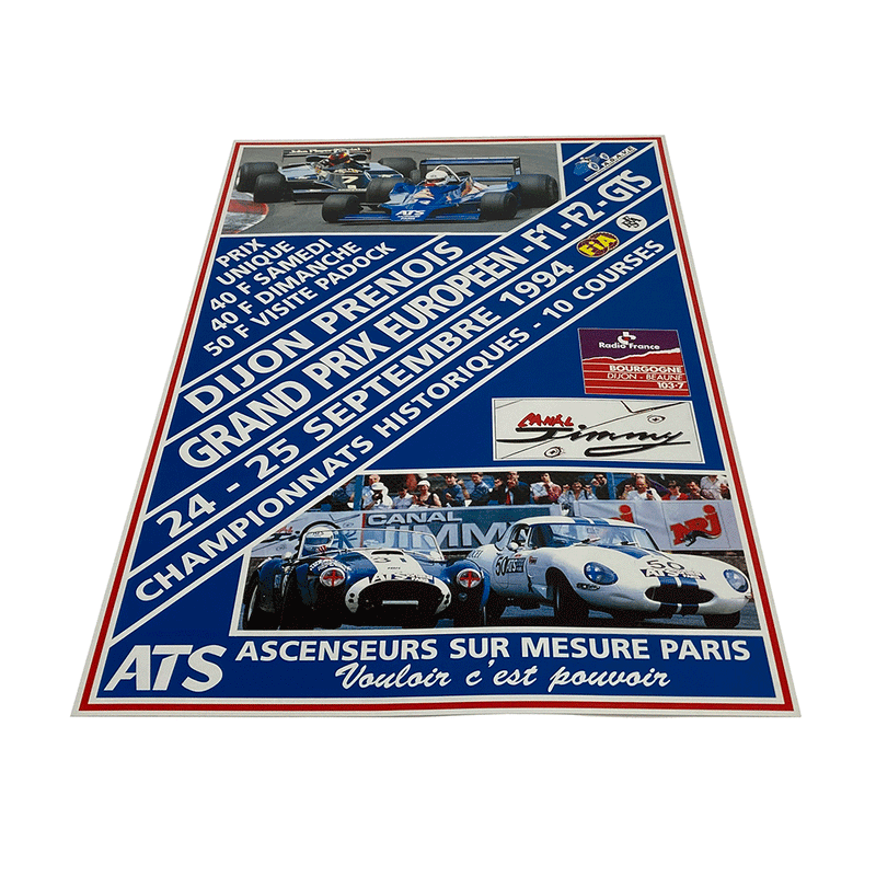 Dijon Prenois Historic GP Poster 1994