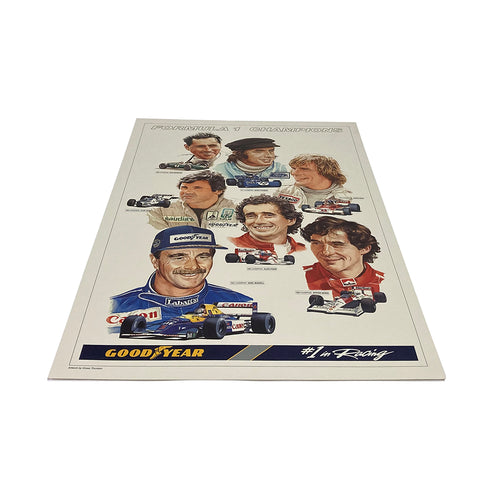 Goodyear F1 Champions Poster 66-92