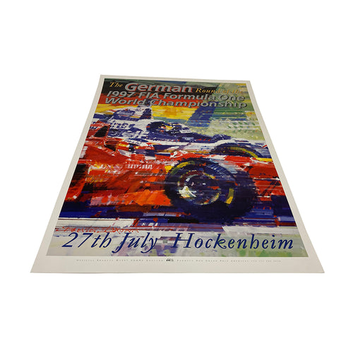 German GP 1997 Official F1 Poster