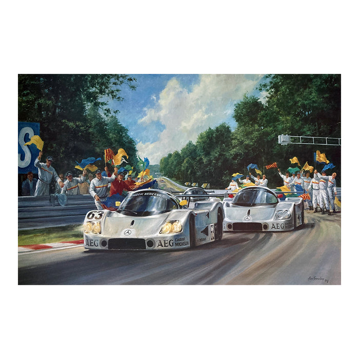 Alan Fearnley - Silver Arrows - Framed