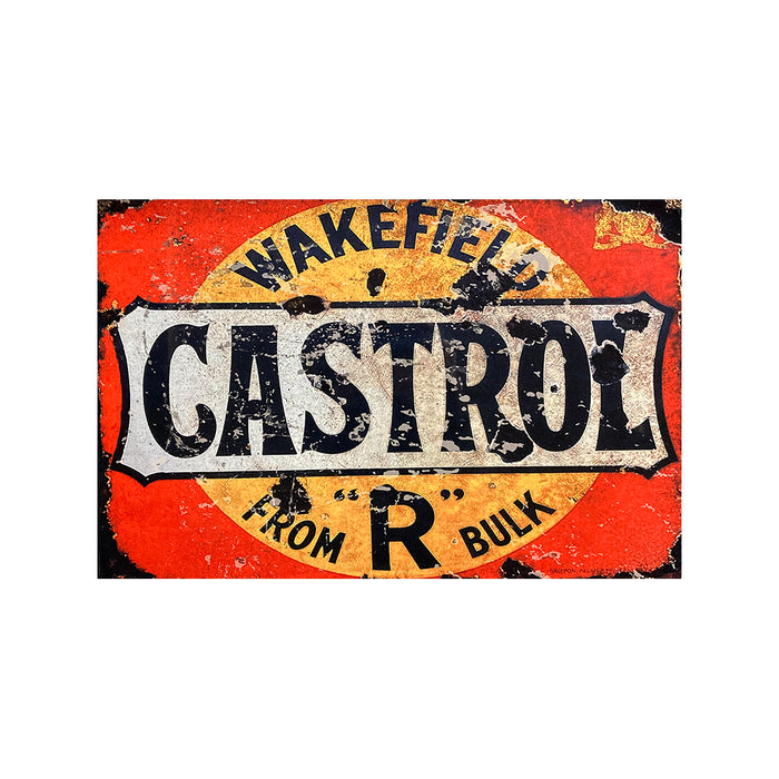 Castrol Metal Sign