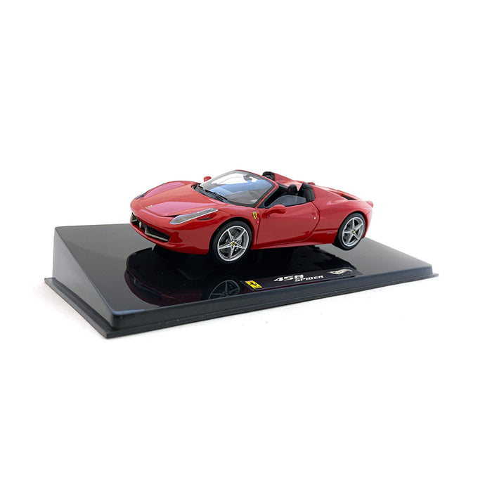 Mattel 1/43 Ferrari 458 Spider Red W1182