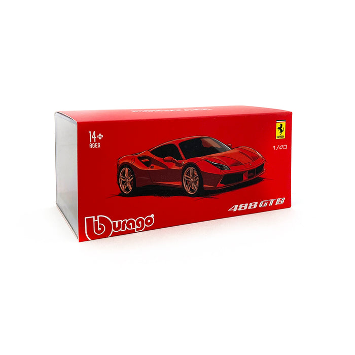 Burago 1/43 Ferrari 488 GTB Red 1836904