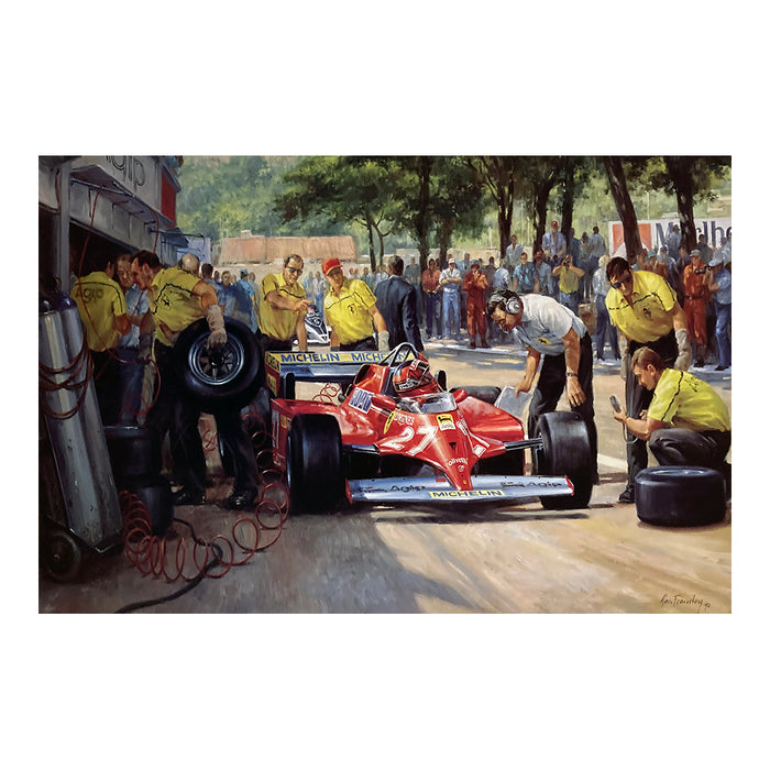 Alan Fearnley - Villeneuve Pitstop