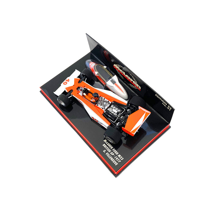 Minichamps 1/43 1977 McLaren M23 Villeneuve British GP 530774340