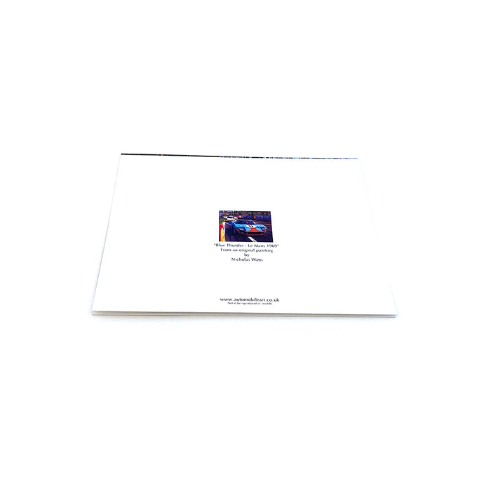 Blue Thunder by Nicholas Watts - Greetings Card NWC025