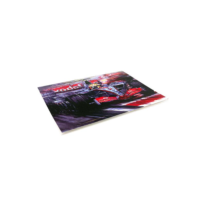 Lewis Hamilton 2007 by Nicholas Watts - Greetings Card NWC034