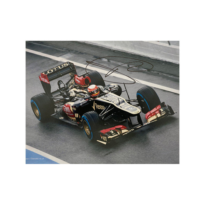 Romain Grosjean Signed photograph MEMP006