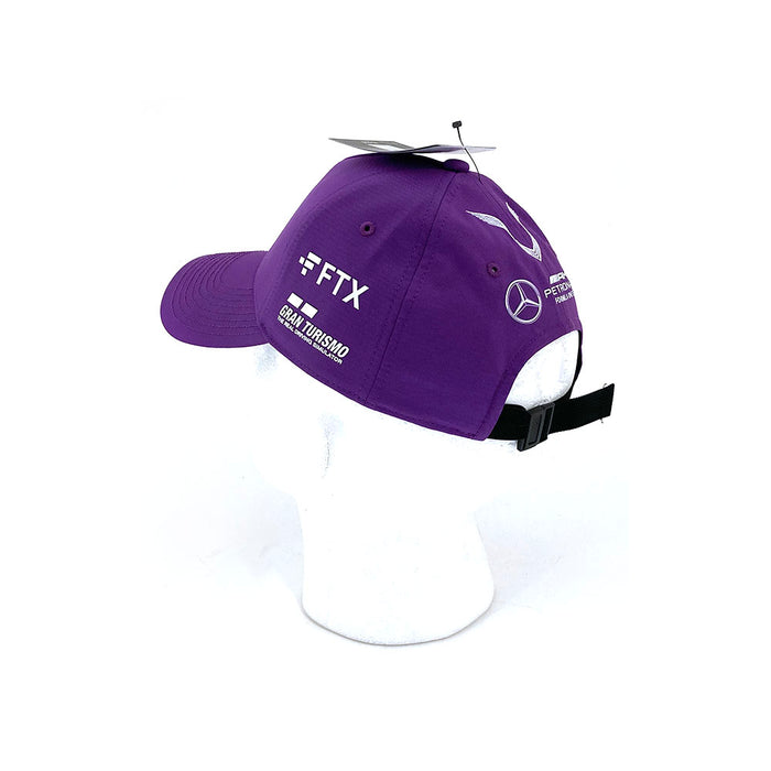 Mercedes AMG Petronas 2022 Kids Hamilton Cap Purple