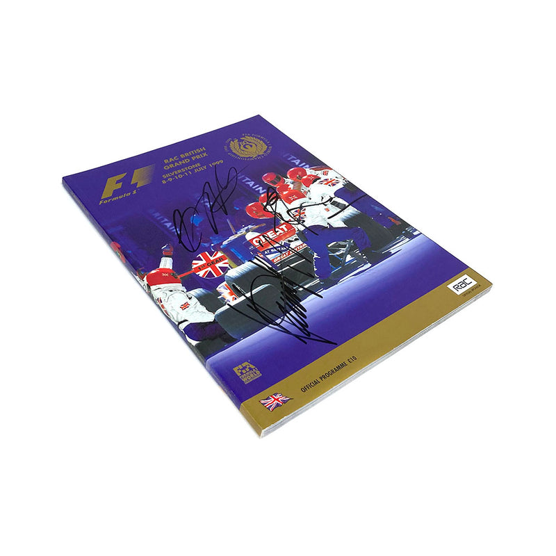 Programme - 1999 British Grand Prix Signed