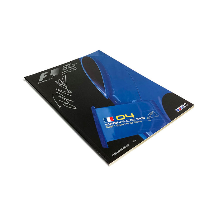 Programme - 2004 French Grand Prix Signed