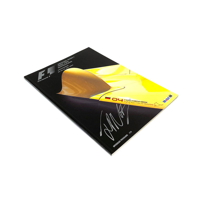 Programme - 2004 German Grand Prix Signed