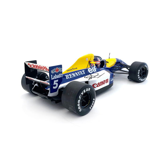 Quartzo 1/18 1992 Williams FW14B Signed Mansell 18320