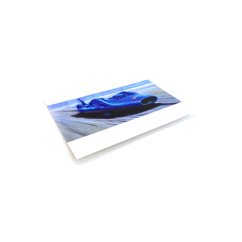 Bluebird Record Breaker by Nicholas Watts - Greetings Card NWC165