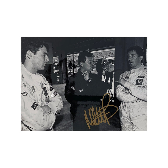 Martin Brundle Signed photograph MEM877