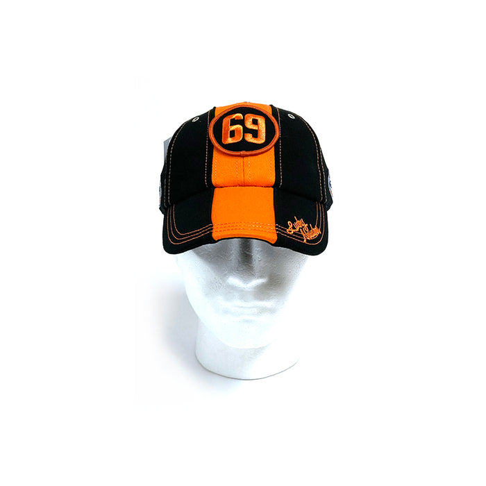 Black & Orange 69 Gulf Cap