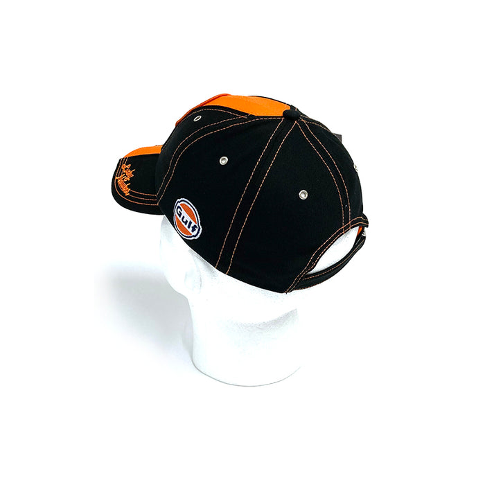 Black & Orange 69 Gulf Cap