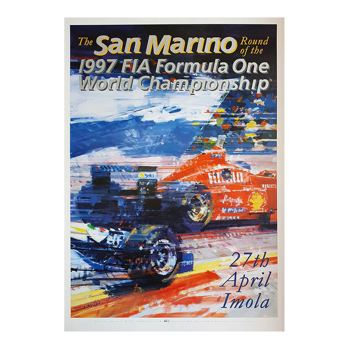 San Marino GP 1997 Official F1 Poster