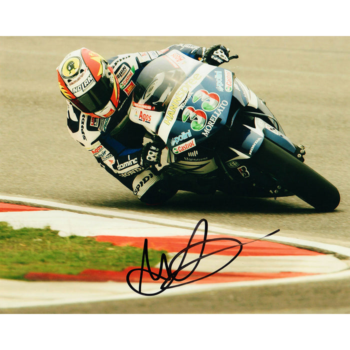 Signed Photograph - Marco Melandri