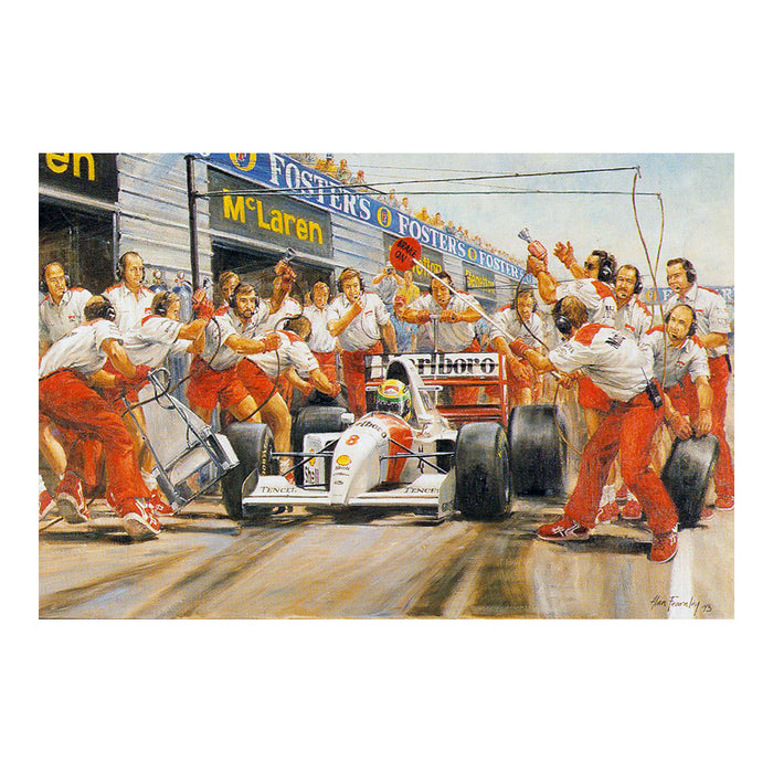 Alan Fearnley - McLaren 104 - Framed