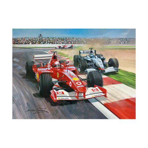 Michael Turner - 2002 French Grand Prix an Original Painting