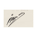 Mika Salo Signed Card