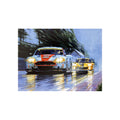 Rain Dancers Le Mans 2008 by Nicholas Watts - Greetings Card NWC067